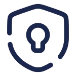 Shield Keyhole SVG Icon